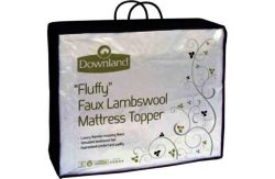 Downland Lambswool Effect Mattress Topper - Double